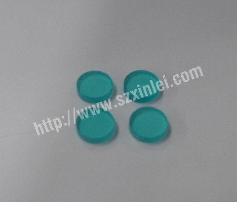 4mm光敏电阻蓝玻滤光片Φ4X1.0mm